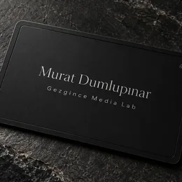 Mat Siyah kart tasarımı